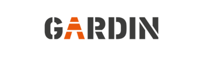 Logo Gardin - system pod konstrukcje tarasów kompozytowych