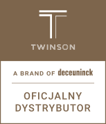 Twinson logo oficjalny dystrybutor systemów tarasowych decuninck
