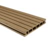 Ryflowana deska na taras Gardin Plus 2.0 Teak o długości 4 metrów