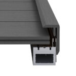 F-profil wykończeniowy (aluminium-WPC) do tarasów Legro Natural Basalt